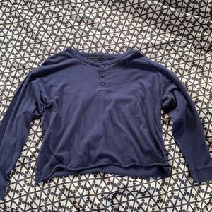 Forever21 Long Sleeve Crop Top